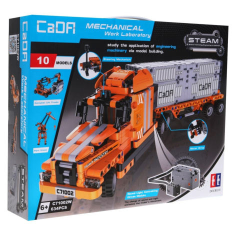 mamido  Stavebnice technic kamion, jeřáb, vysokozdvižný vozík 10v1 RC