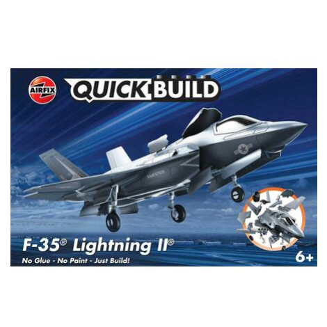 Airfix Quick Build letadlo J6040 - F-35B Lightning II