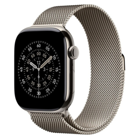 Apple Watch 49/46/45/44mm přírodní milánský tah M/L