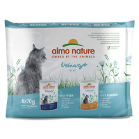 Almo Nature Holistic Urinary Help - Mix: 12 x 70 g s rybou & s kuřetem