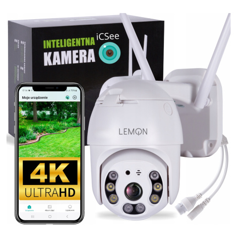 Wifi Kamera Vnější Obrovský Alarm Zoom 8mpx Ip Monitoring 4K Detekce