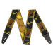 Fender Weighless Monogrammed Strap Black / Yellow / Brown