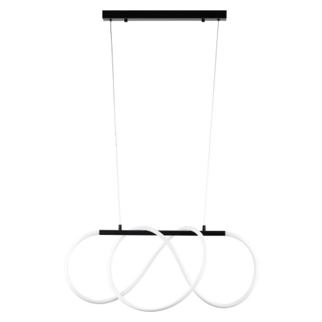 LED Lustr na lanku FLEXI LED/36W/230V 4000K černá 18006