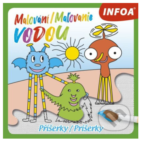 Malování / Maľovanie vodou - Příšerky - kniha z kategorie Omalovánky Infoa