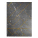 Kusový koberec Emerald geometric 1012 grey and gold 120x170 cm