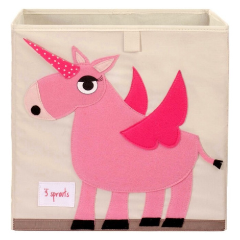 3 SPROUTS - Úložný box Unicorn Pink