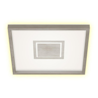 BRILONER Svítidlo LED panel, 42,3 cm, 3000 lm, 22 W, matný nikl BRI 7367-112