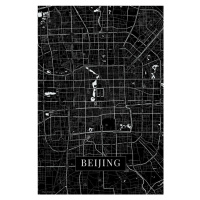 Mapa Peking black, 26.7 × 40 cm