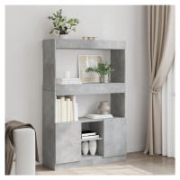 vidaXL Skříň highboard betonově šedá 92 x 33 x 140 cm kompozitní dřevo