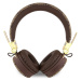 Guess PU Leather 4G Metal Logo BT5.3 Stereo Headphone Brown