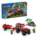 LEGO City - Hasičský vůz 4x4 a záchranný člun 60412, 35,4 x 19,1 x 5,9 cm