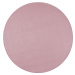 Hanse Home Collection koberce Kusový koberec Nasty 104446 Light-Rose Rozměry koberců: 133x133 (p