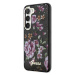 Guess GUHCS23MHCFWSK hard silikonové pouzdro Samsung Galaxy S23 PLUS 5G black Flower Collection