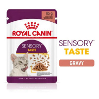 Royal Canin Sensory Taste - vlhké krmivo v omáčce pro dospělé kočky 12 x 85 g