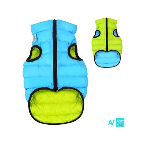 AiryVest bunda pro psy modrá/zelená