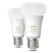 LED žárovka E27 Philips Hue 2ks 6,5W (60W) White and Color Ambiance (2000-6500K/RGB) stmívatelná