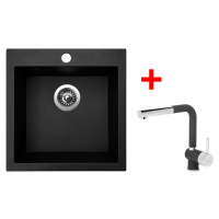 Sinks VIVA 455 Granblack + Mix 3 P GR VIVA 455 Granblack + Mix 3 P GR