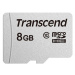 Transcend microSDHC 8 GB TS8GUSD300S Stříbrná
