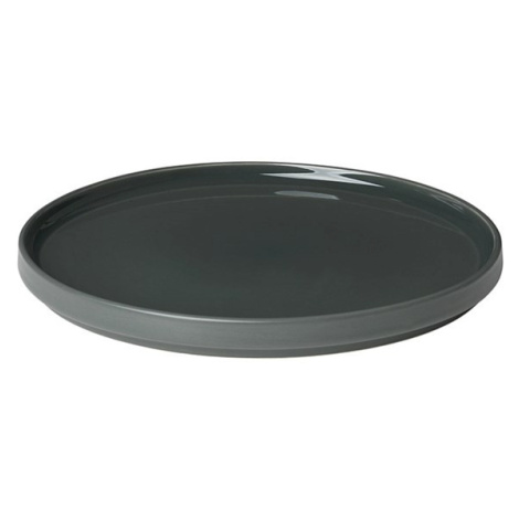 Blomus Dezertní talíř PILAR šedozelený 20cm