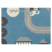Hanse Home Collection koberce Dětský koberec Adventures 105531 Sky Blue Rozměry koberců: 80x150