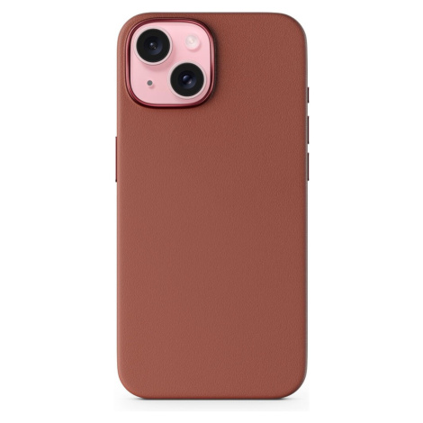 Epico Mag+ Leather Case iPhone 15 Plus - hnědá Hnědá