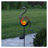 STAR TRADING LED solární světlo Melilla Bird ve tvaru plameňáka