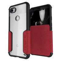 Kryt Ghostek - Google Pixel 3A XL Wallet Case Exec 3 Series, Red (GHOCAS2170)