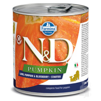 N&D DOG PUMPKIN Starter Lamb & Blueberry 285g + Množstevní sleva Sleva 15% 1+1 zdarma