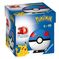 Ravensburger 3D puzzle 112654 puzzle-Ball Pokémon Motiv 2 - položka 54 dílků