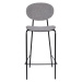 Šedé barové židle v sadě 2 ks 96 cm Donny – White Label