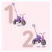 Tříkolka skládací Folding Fun Trike 2in1 Pink smarTrike růžová s bezpečnostním pásem od 15 měsíc