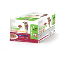 Natural Trainer Adult - 48 x 85 g míchané balení: kuře a losos