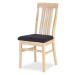 Židle Takuna - látka Barva korpusu: Dub masiv, látka: Micra arancio