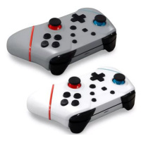 Armor3 NuChamp Wireless Controller Pack for Nintendo Switch (2in1) (White, Silver)