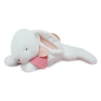 Doudou Plyšový králík s tmavě růžovou bambulkou 65 cm