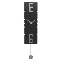 Hodiny CalleaDesign 11-006-5 Pendulum rock 63 cm černá