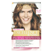 L'Oréal Paris Excellence Créme permanentní barva na vlasy  6.41 hnědá oříšková, 72+48+12+60 ml