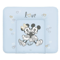 CEBA Podložka přebalovací měkká na komodu (85x72) Disney Minnie & Mickey Blue