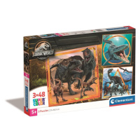 Puzzle Jurassic World, (3x) 48 ks