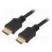 GEMBIRD Kabel HDMI - HDMI 1, 8m (v1.4, M/M, zlacené kontakty, stíněný, ethernet, CCS, 4K UHD@60H
