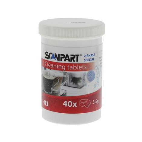 Scanpart čistící tablety pro kávovary, 2-fázové