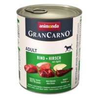 Konzerva Animonda Gran Carno hovězí + jelení maso + jablka 800g