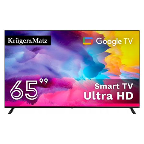 65 Uhd Google Tv Kruger&Matz DVB-T2/T/C H.265 Hevc