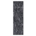 Hanse Home Collection koberce Běhoun Cook & Clean 105726 Black White - 50x150 cm