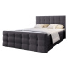 Expedo Čalouněná postel boxspring SAIMON + topper, 160x200, Soft 29