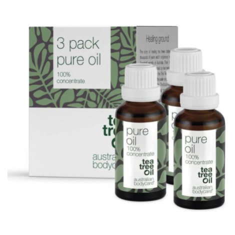 Australian Bodycare 3 pack Pure Oil Tea Tree Oil 3x30ml