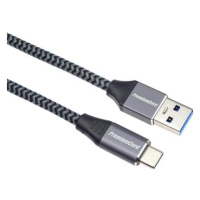 PremiumCord kabel USB-C - USB 3.0 A (USB 3.2 generation 1, 3A, 5Gbit/s) 2m