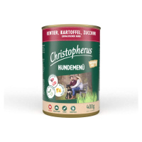 Christopherus krmivo pro psy, sobí maso s bramborami a cuketou 12 × 400 g
