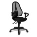 Ergonomická židle na kolečkách Topstar OPEN POINT SY – více barev G27 - červenohnědá