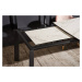 LuxD Roztahovací jídelní stůl Narissara X7 180-240 cm bílý - vzor mramor
